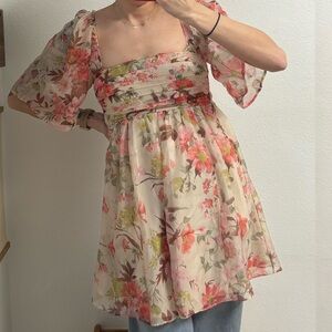 Abercrombie & Fitch Floral Mini Dress